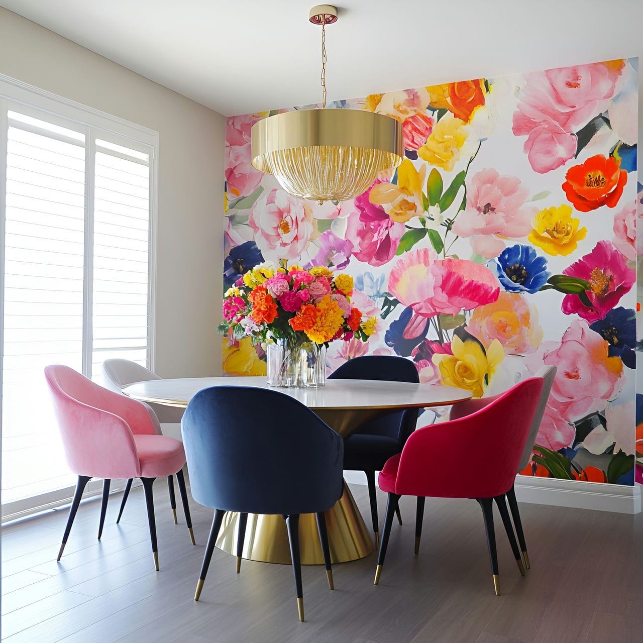 20 Best Dining Room Ideas And How To Design One Yourself! 262 10. Accent wallย