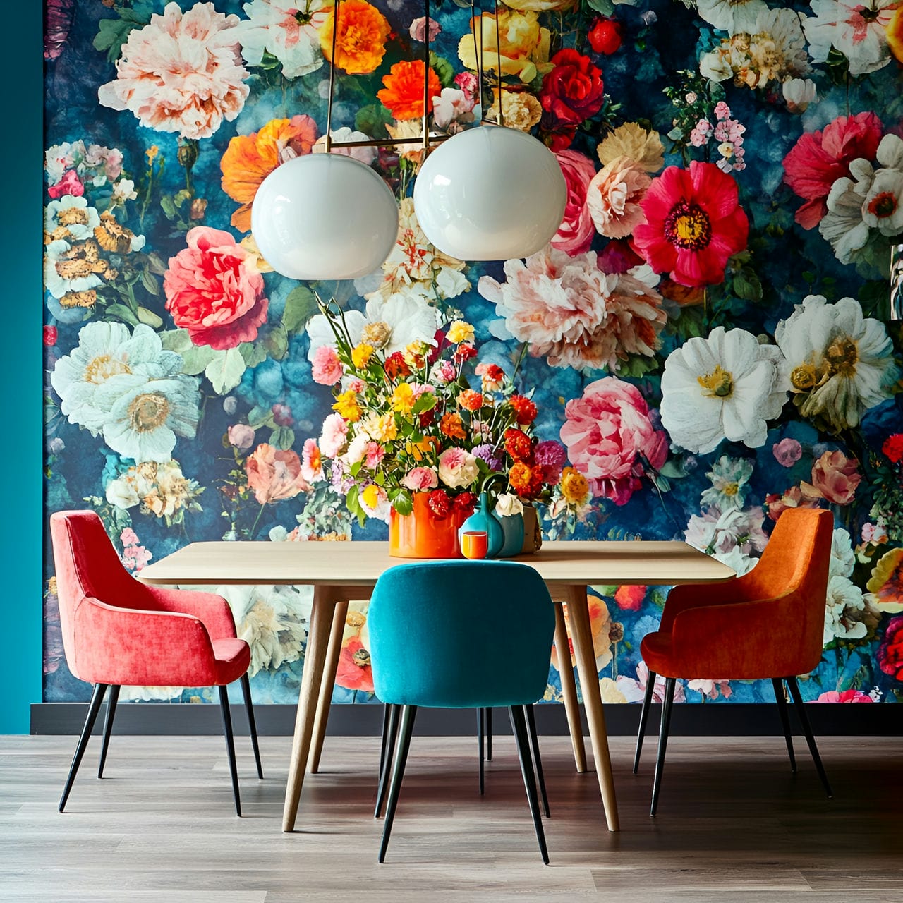 20 Best Dining Room Ideas And How To Design One Yourself! 261 10. Accent wallย