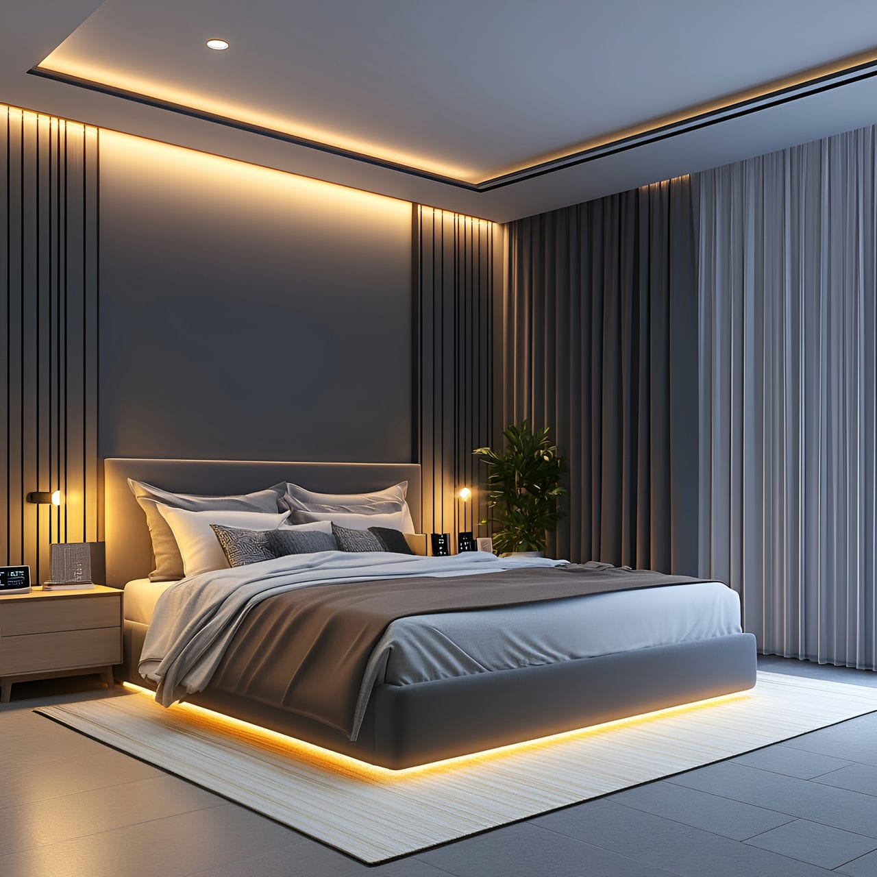 16 Best Bedroom Ideas And How To Design One Yourself! 218 10. Smart technology