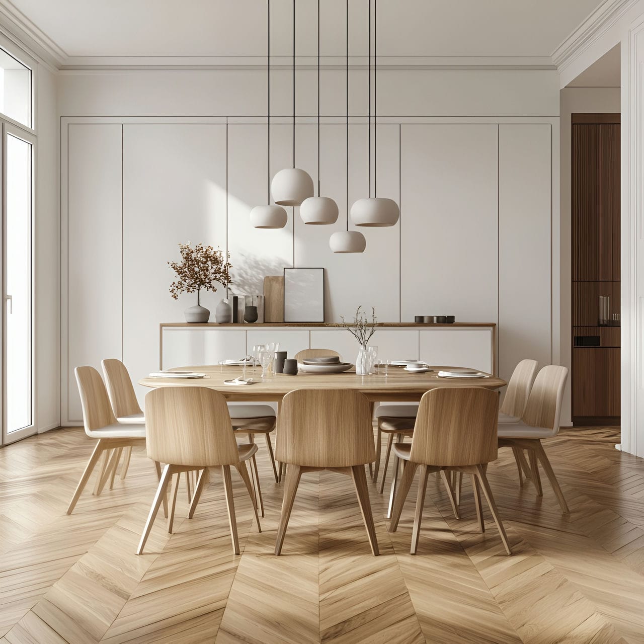20 Best Dining Room Ideas And How To Design One Yourself! 267 10. Accent wallย