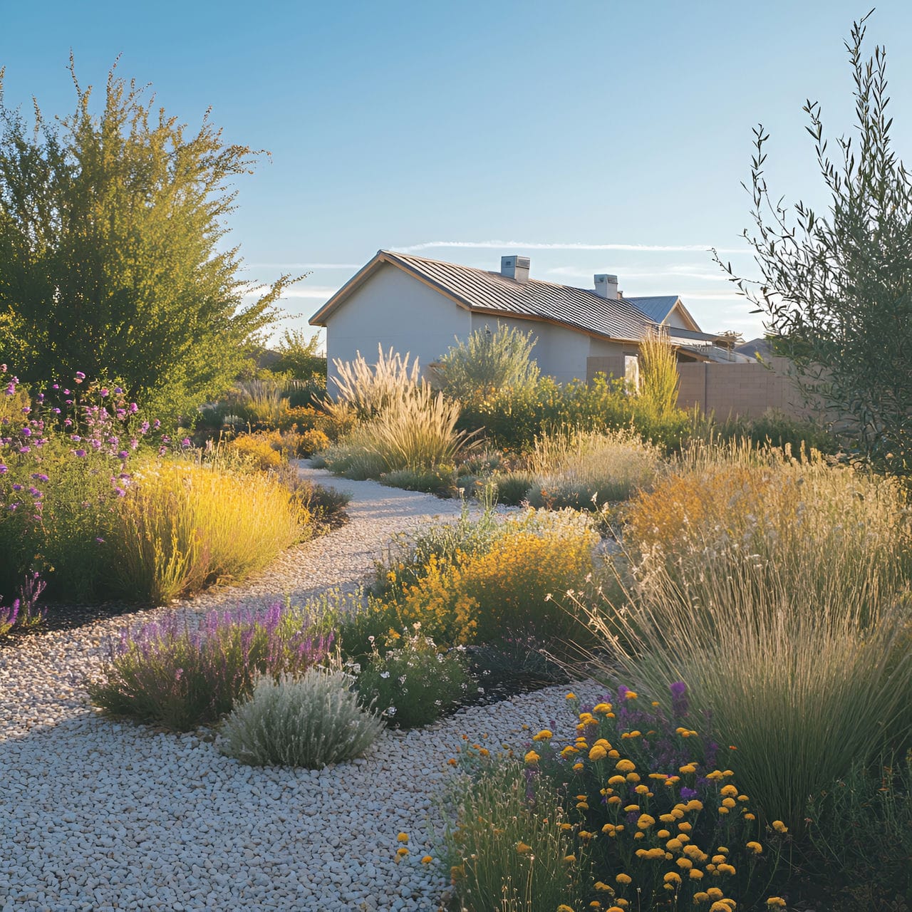 20 Best Garden Ideas And How To Design One Yourself! 208 10. Low-maintenance xeriscaping