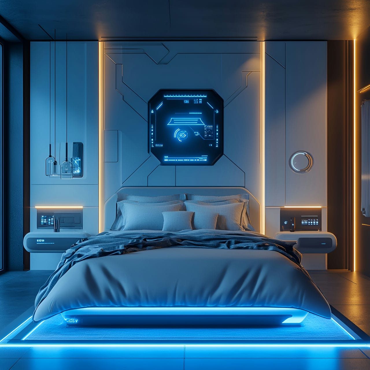 16 Best Bedroom Ideas And How To Design One Yourself! 227 10. Smart technology