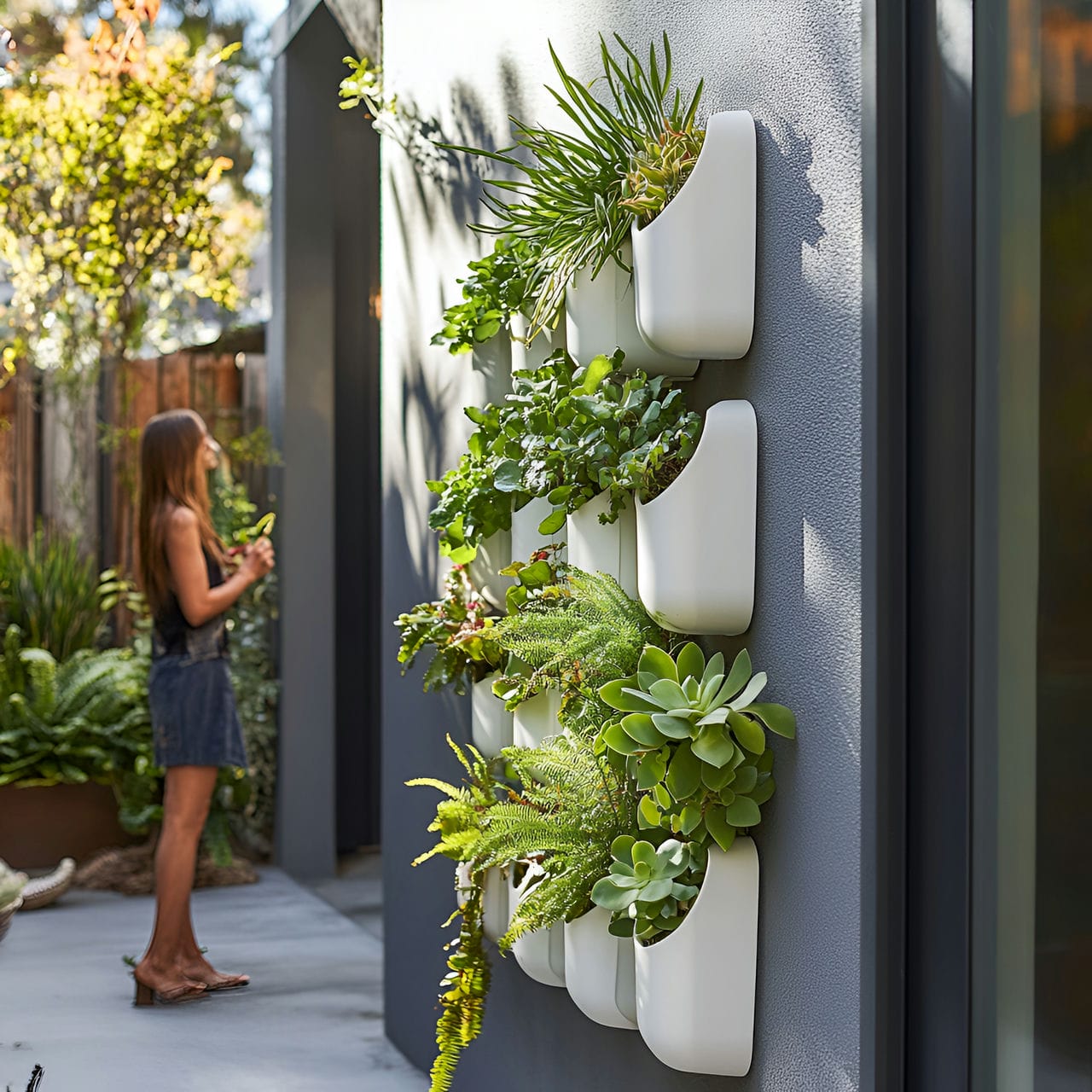 10. Vertical garden