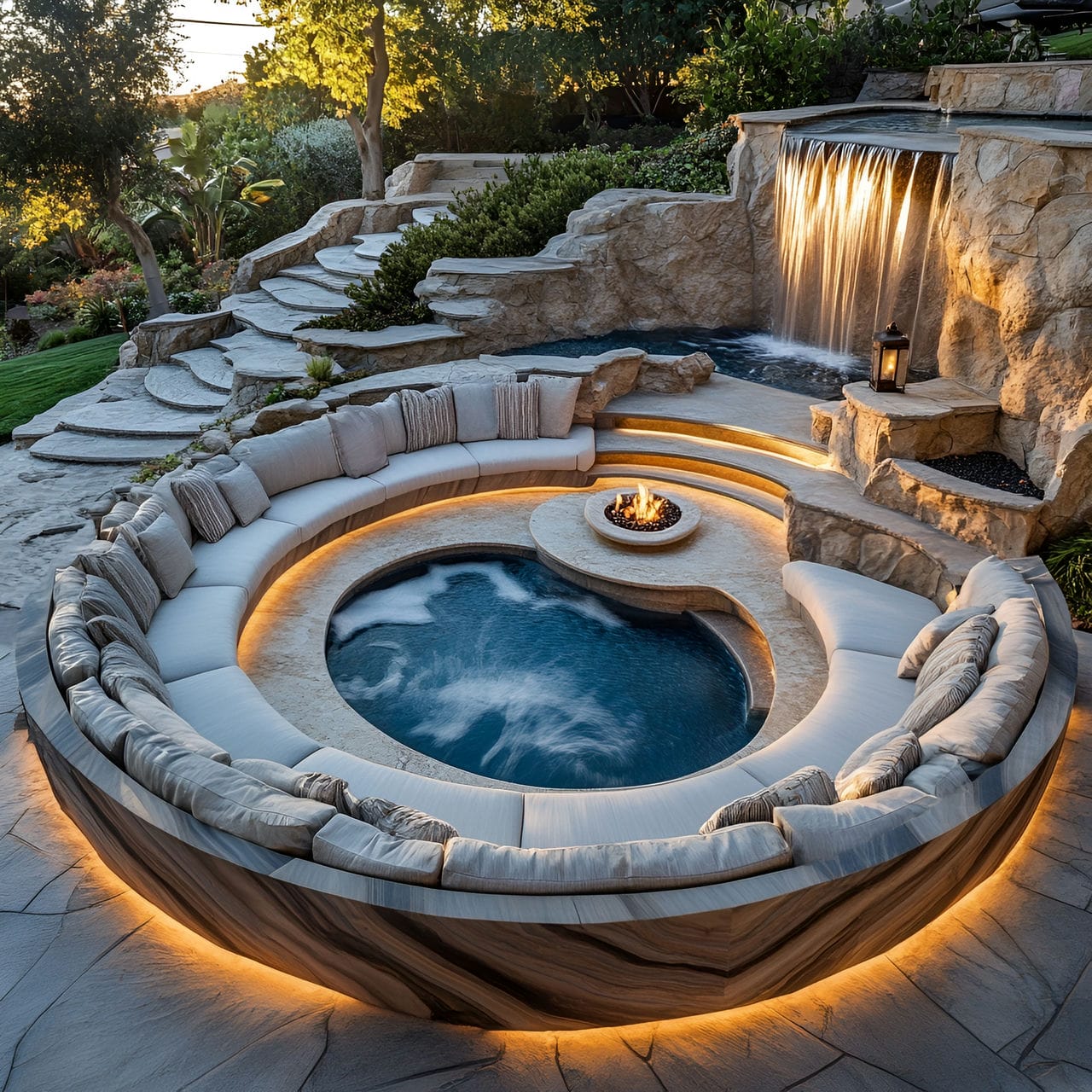 11. Sunken lounge