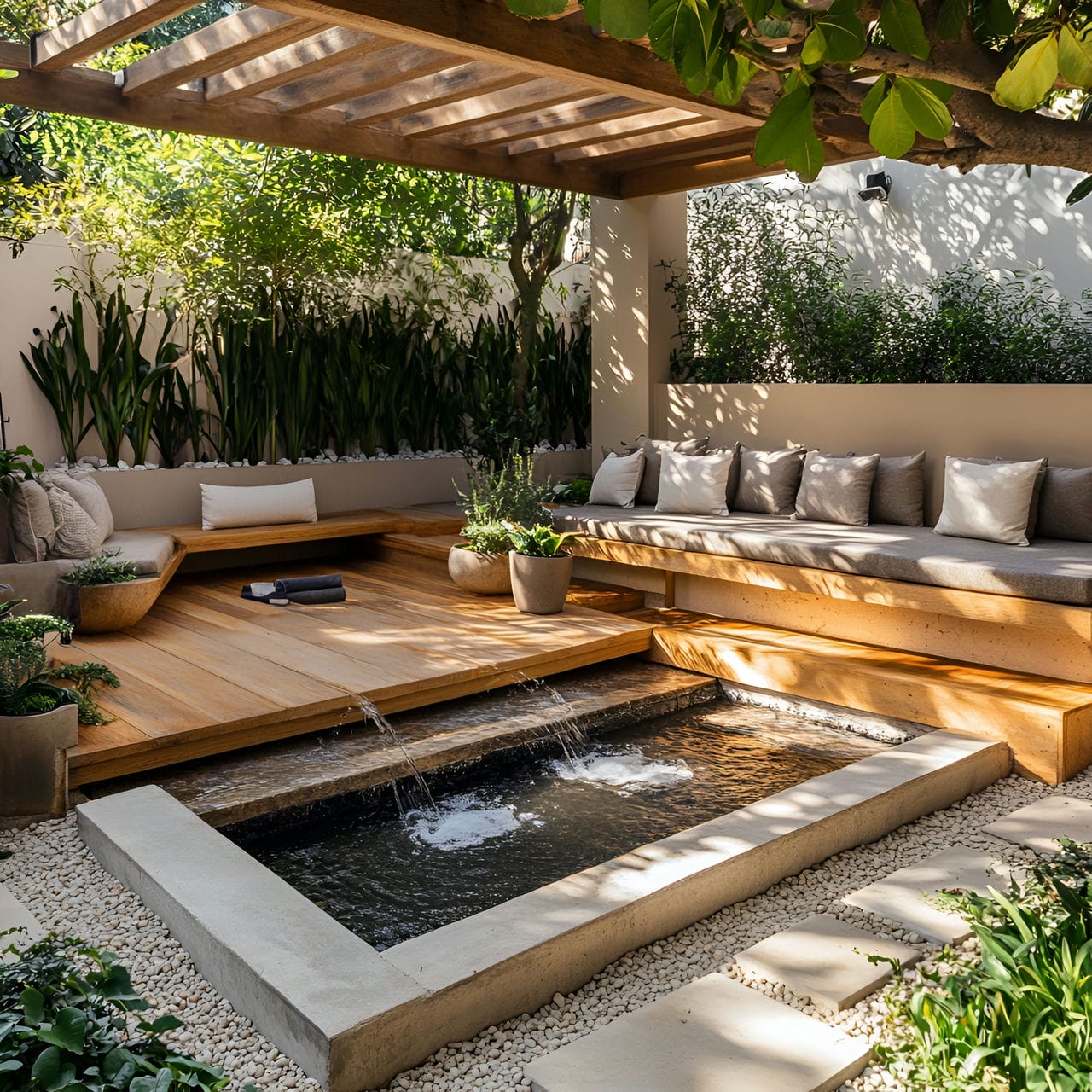 11. Sunken lounge