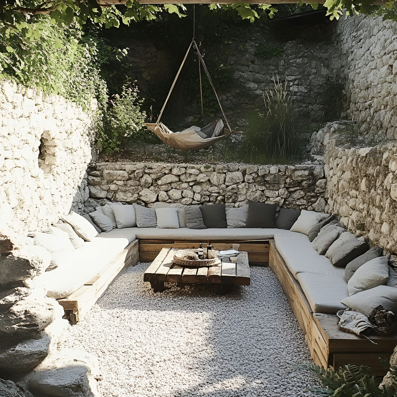 11. Sunken lounge