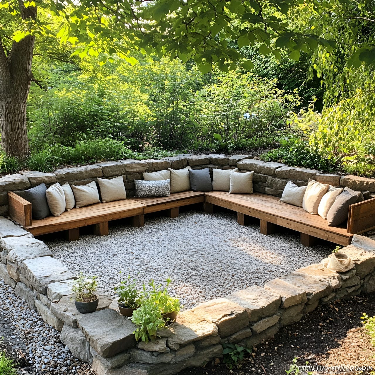 11. Sunken lounge