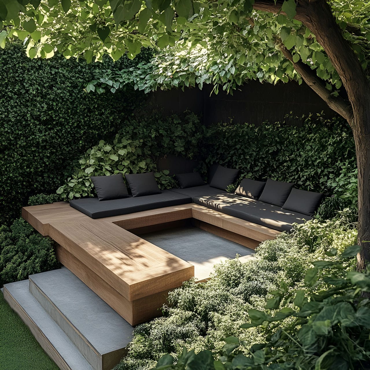 11. Sunken lounge