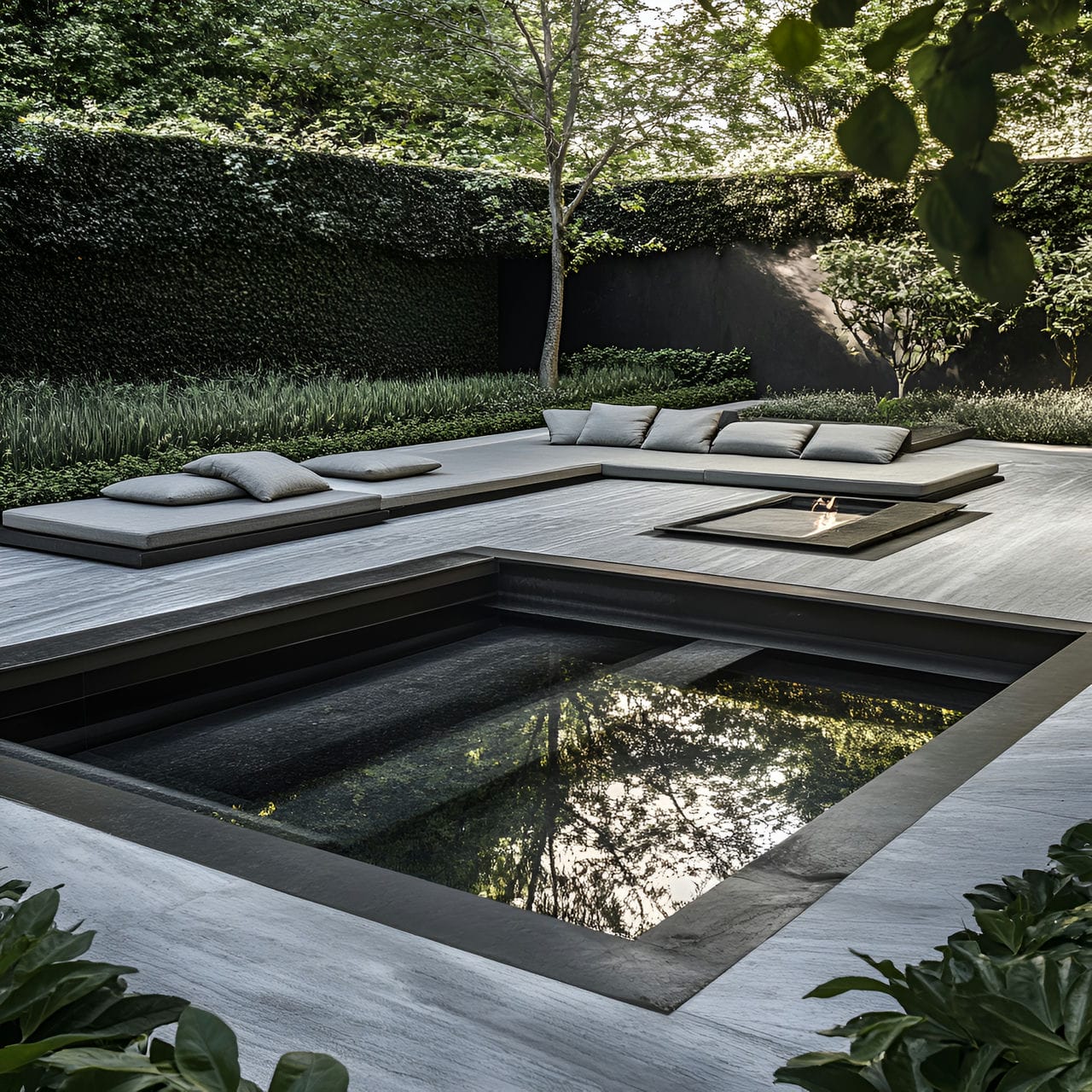 11. Sunken lounge