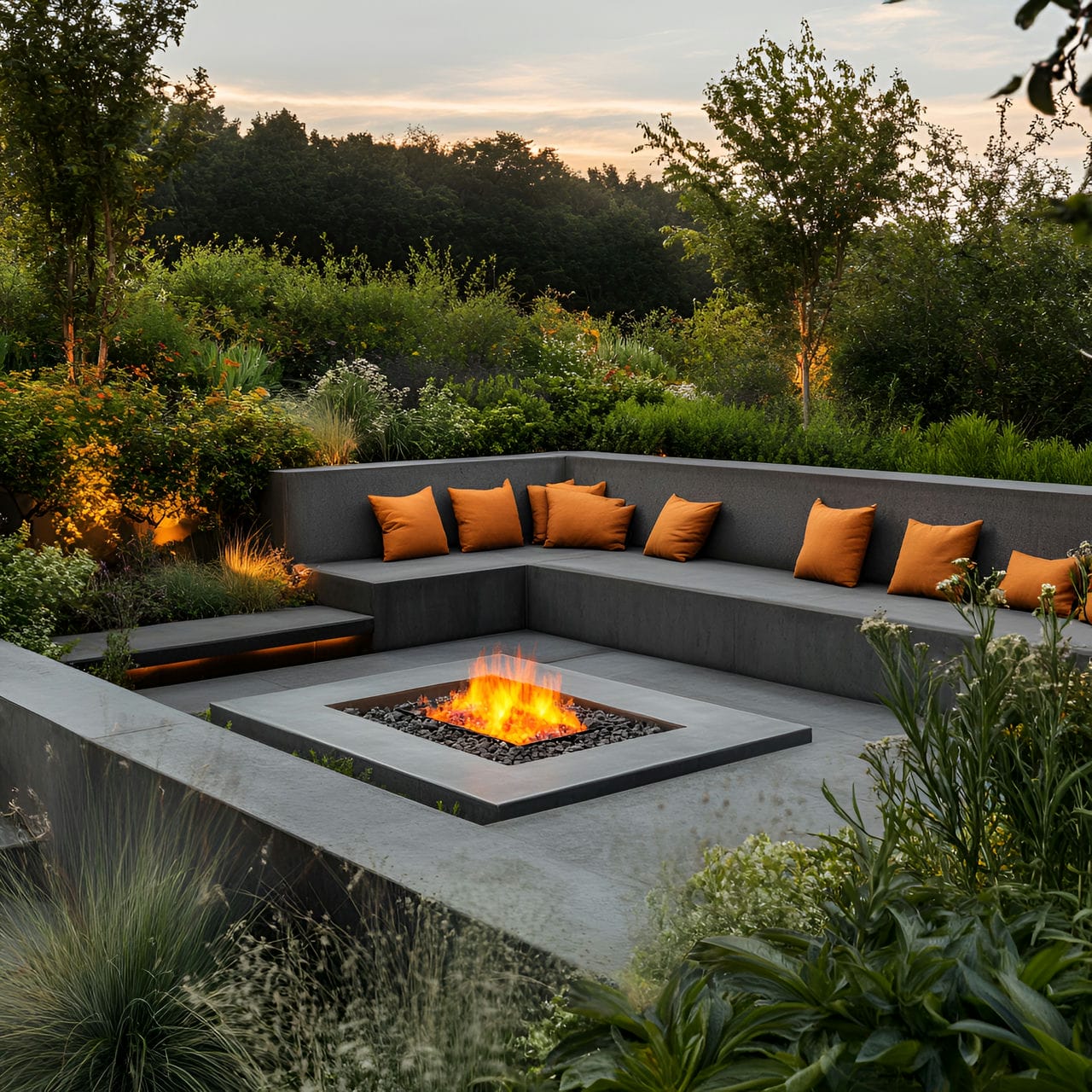 11. Sunken lounge