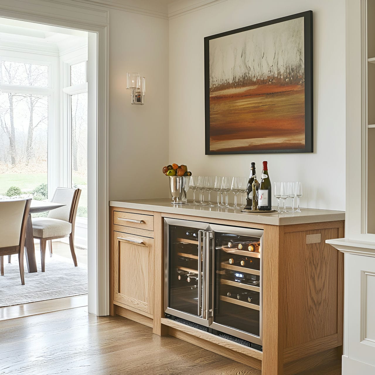 20 Best Dining Room Ideas And How To Design One Yourself! 281 12. Built-in bar