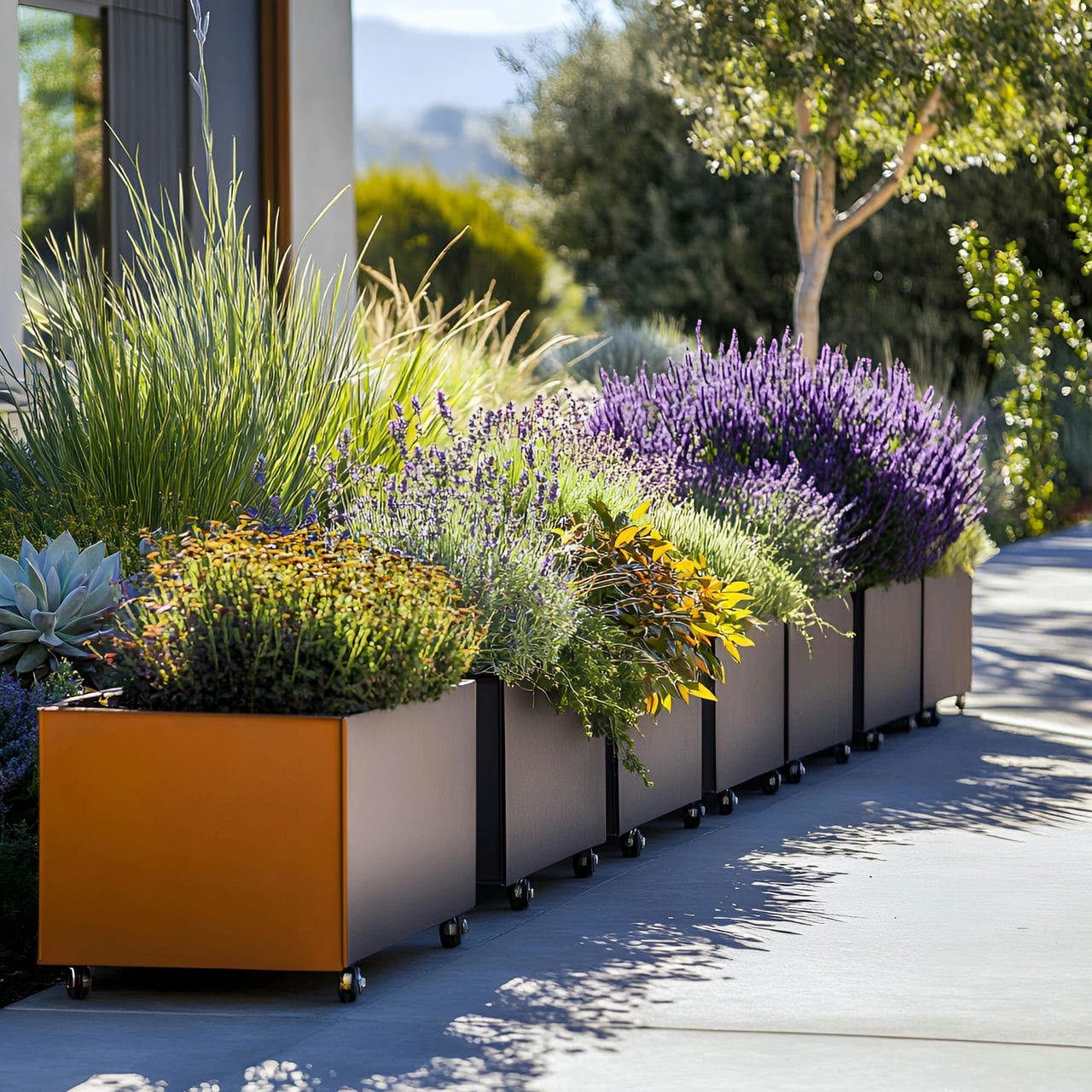 20 Best Garden Ideas And How To Design One Yourself! 221 12. Movable planters