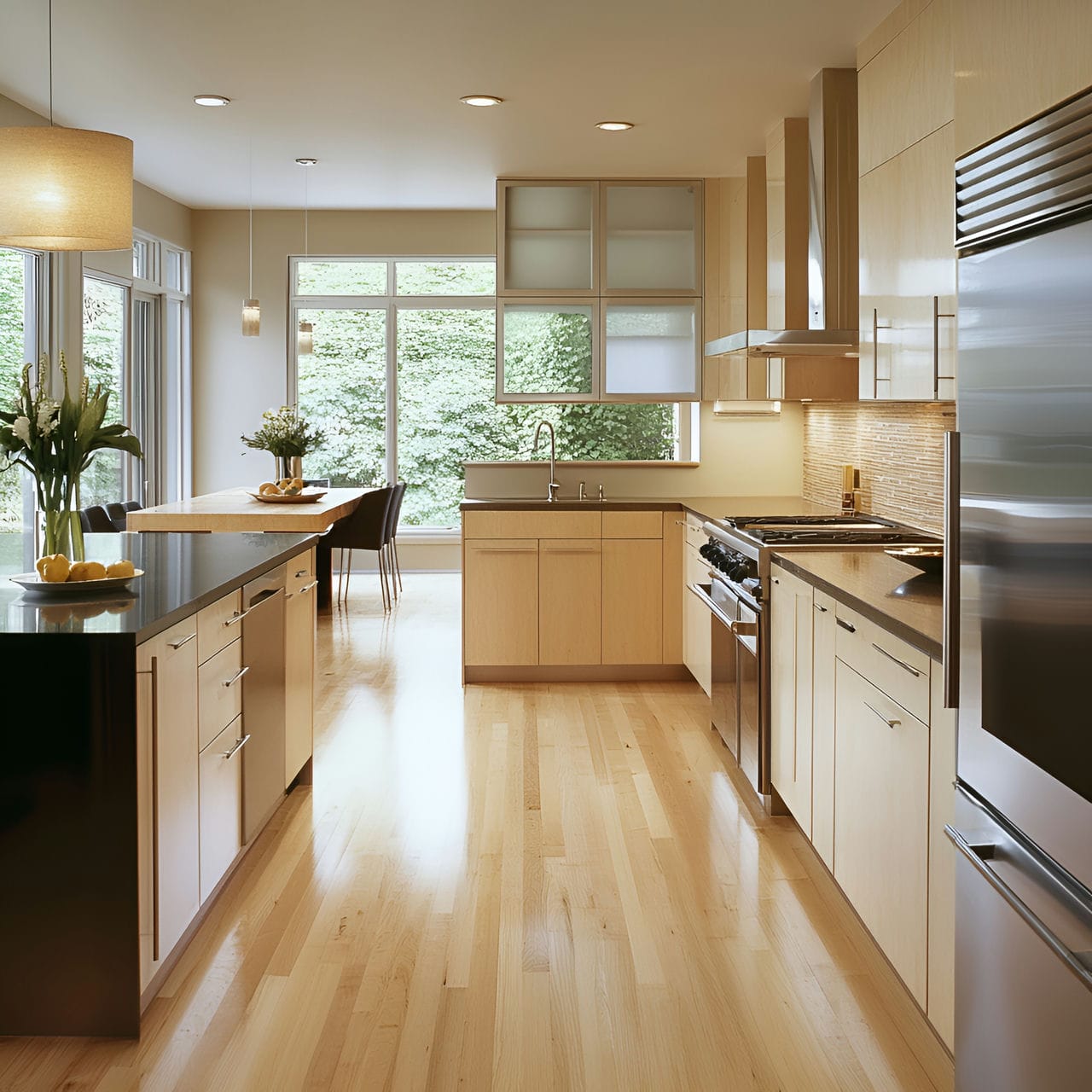 20 Best Kitchen Ideas And How To Design One Yourself! 297 12. Hardwood flooring