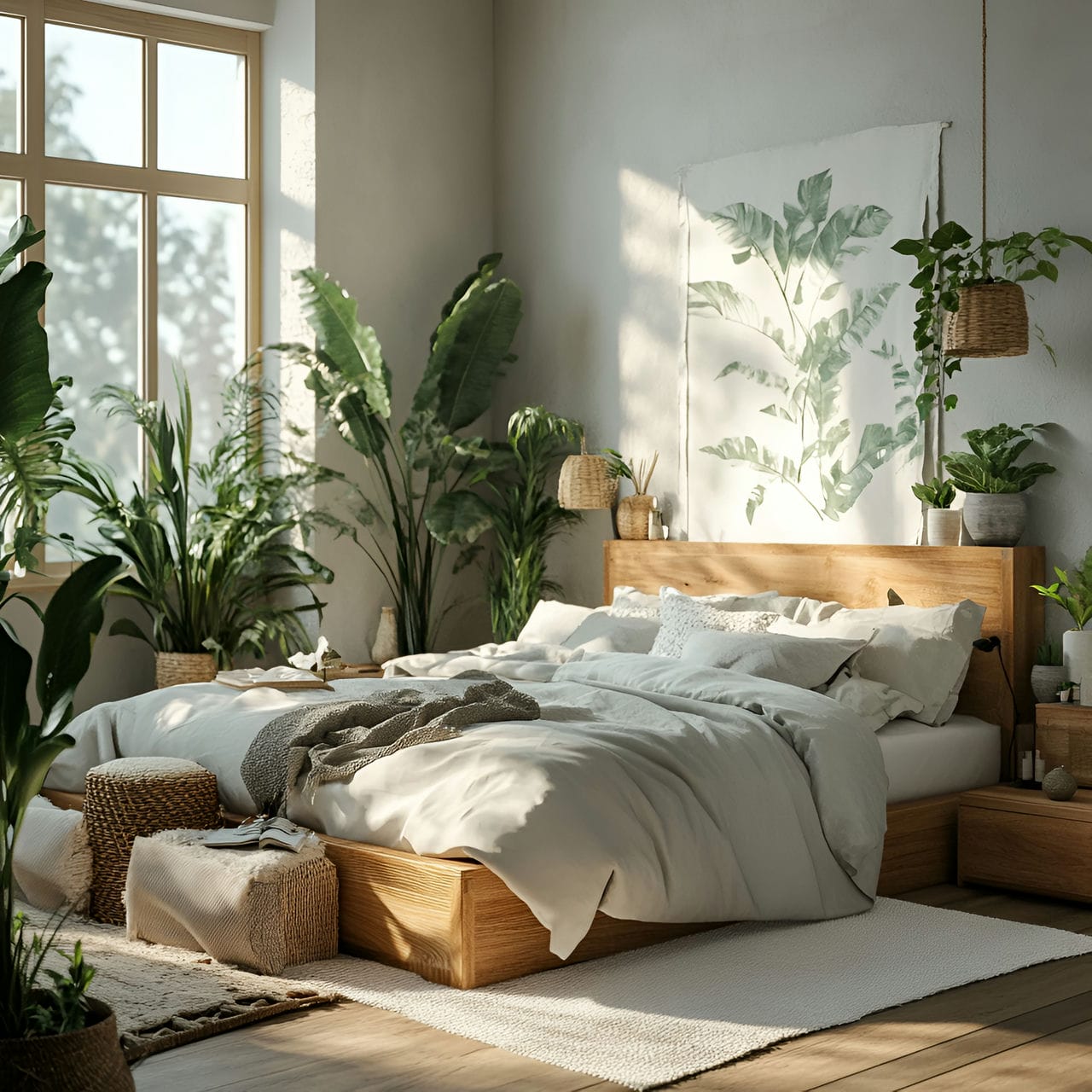 16 Best Bedroom Ideas And How To Design One Yourself! 242 12. Biophilic design