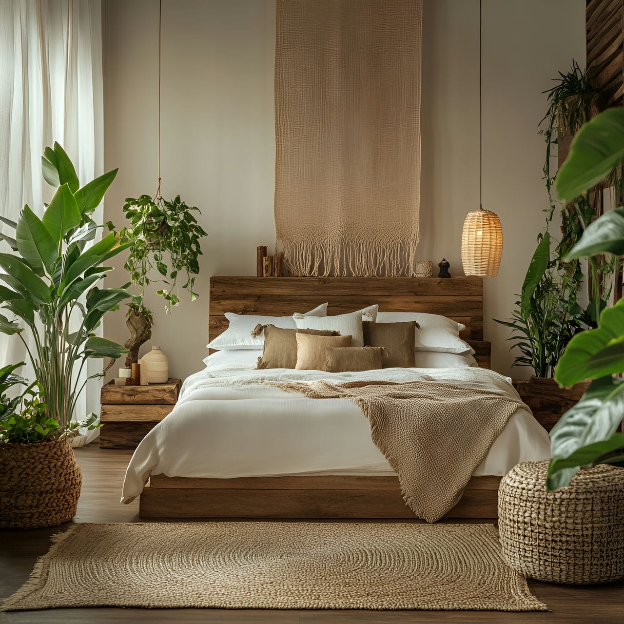 16 Best Bedroom Ideas And How To Design One Yourself! 243 12. Biophilic design