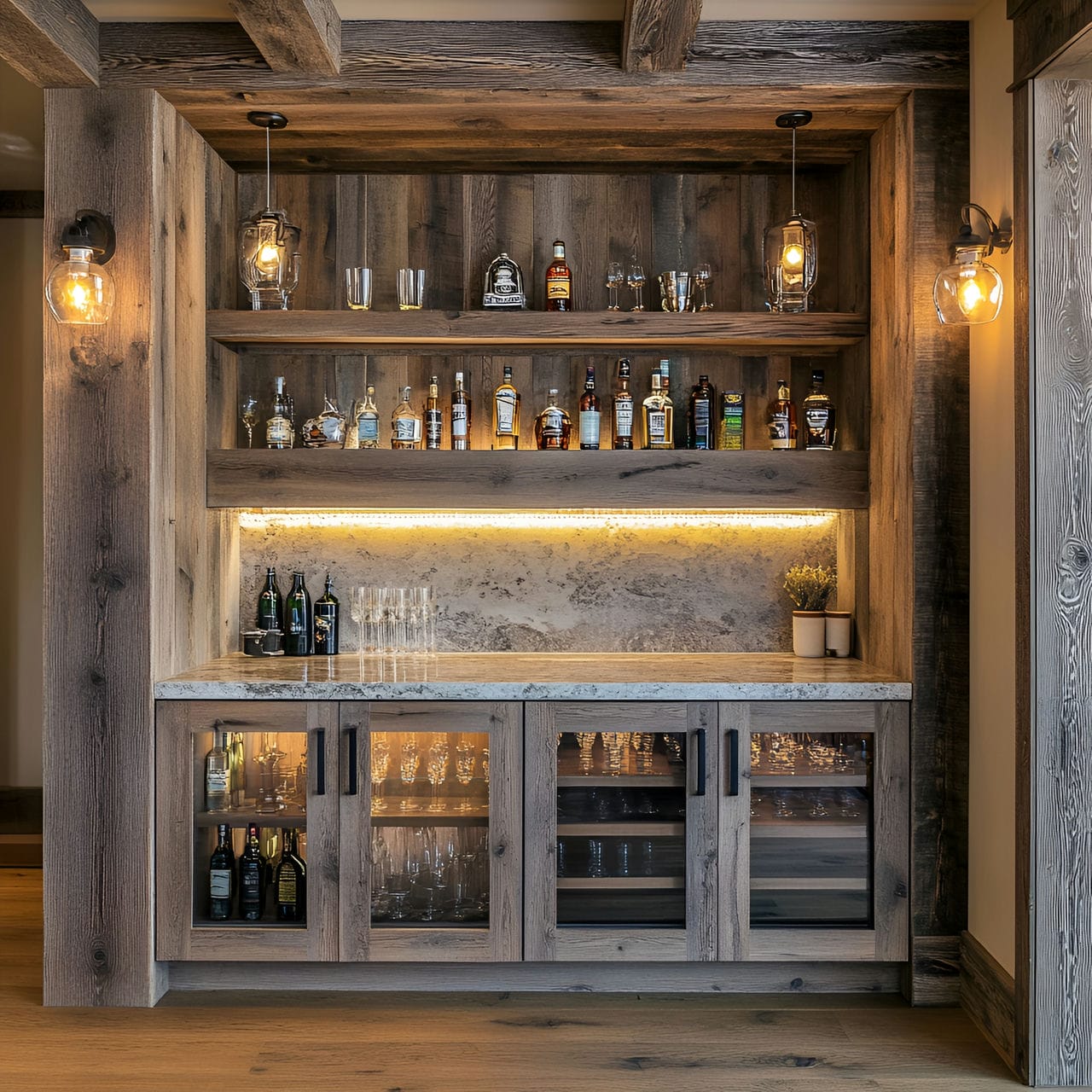 20 Best Dining Room Ideas And How To Design One Yourself! 287 12. Built-in bar