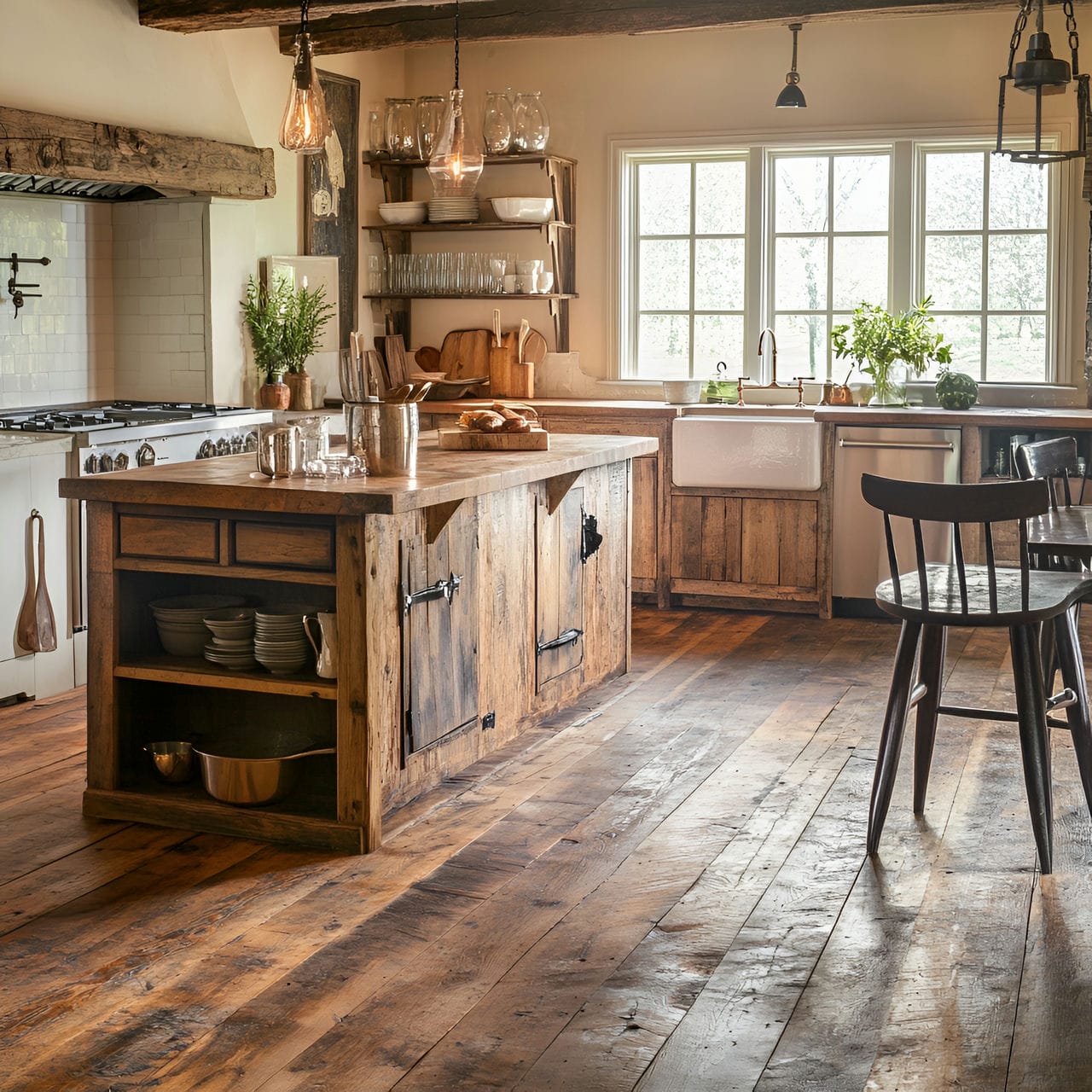 20 Best Kitchen Ideas And How To Design One Yourself! 296 12. Hardwood flooring