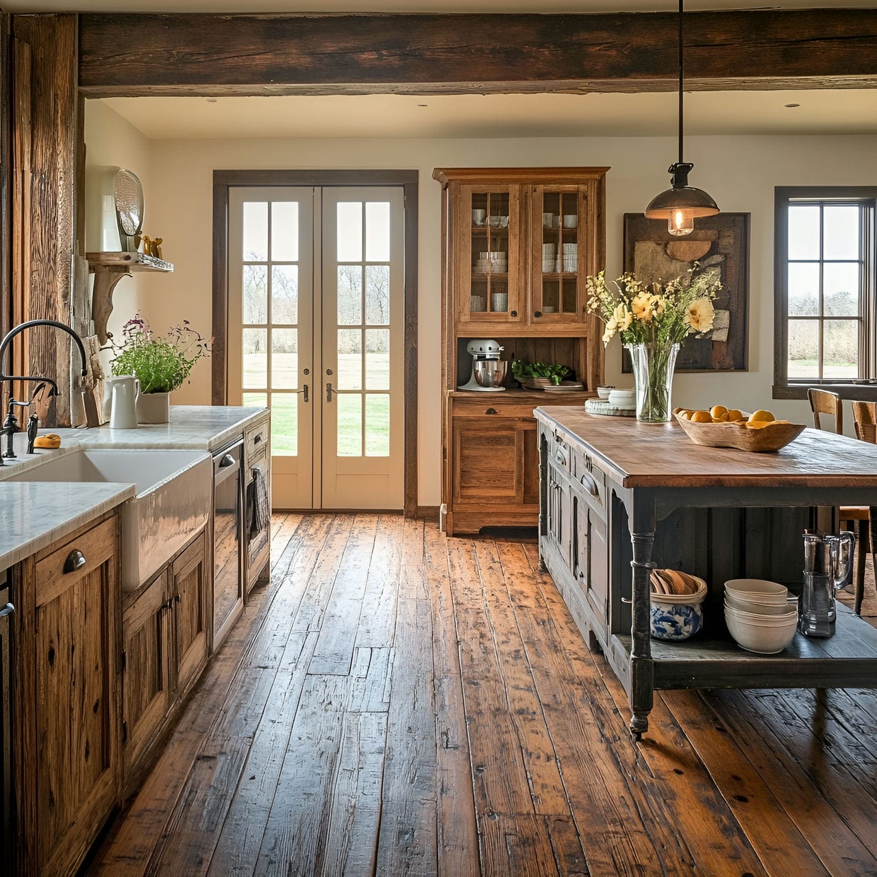 20 Best Kitchen Ideas And How To Design One Yourself! 299 12. Hardwood flooring