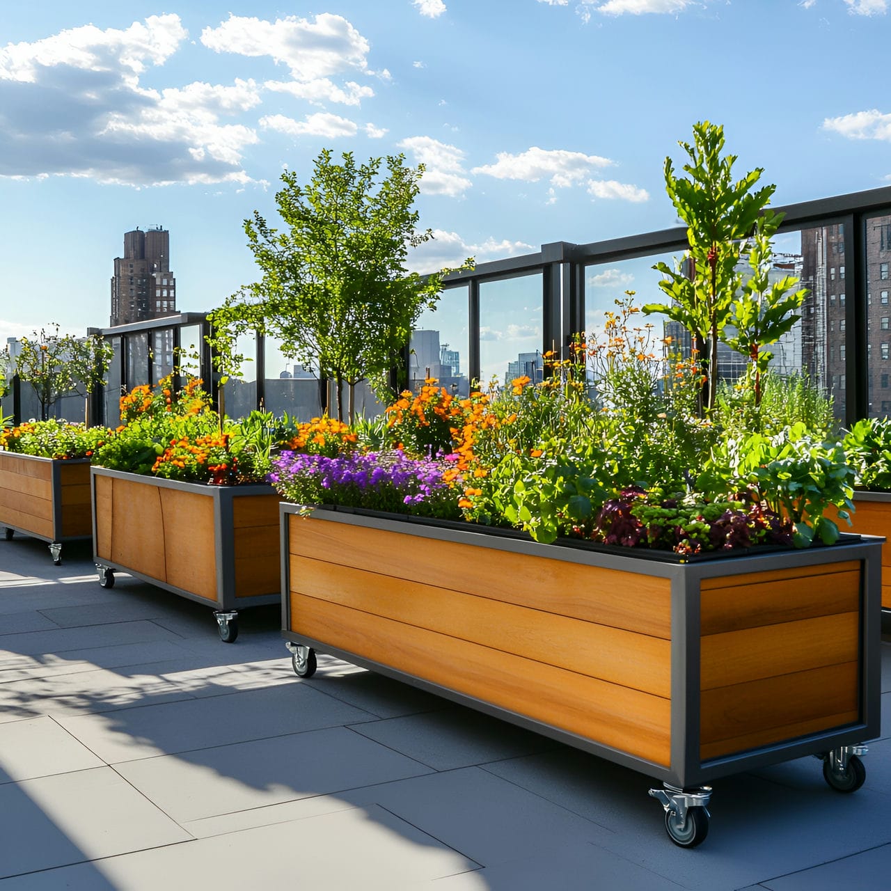 20 Best Garden Ideas And How To Design One Yourself! 222 12. Movable planters