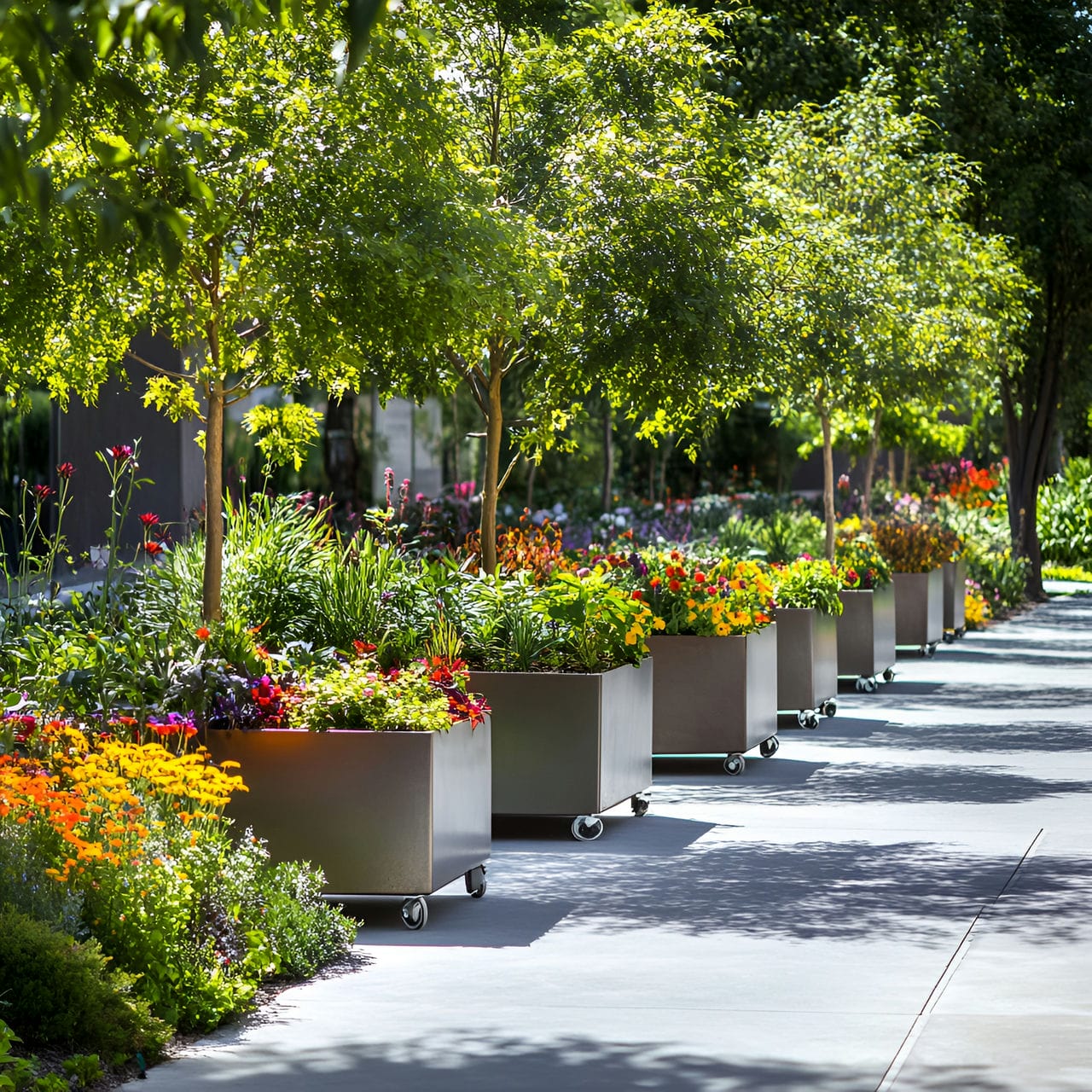 20 Best Garden Ideas And How To Design One Yourself! 220 12. Movable planters