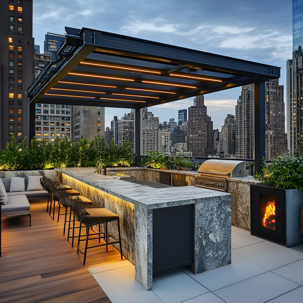 12. Rooftop terrace