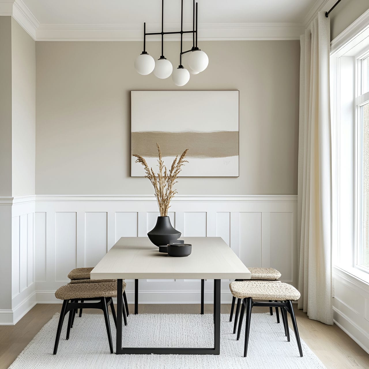 20 Best Dining Room Ideas And How To Design One Yourself! 295 13. Wainscoting