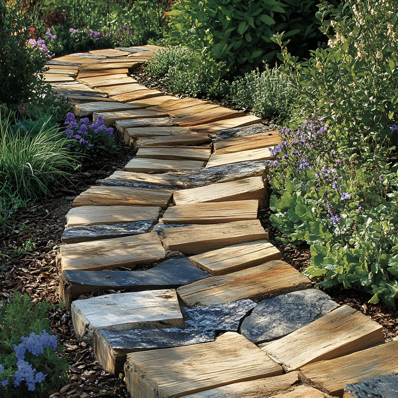 20 Best Garden Ideas And How To Design One Yourself! 229 13. Green pathways