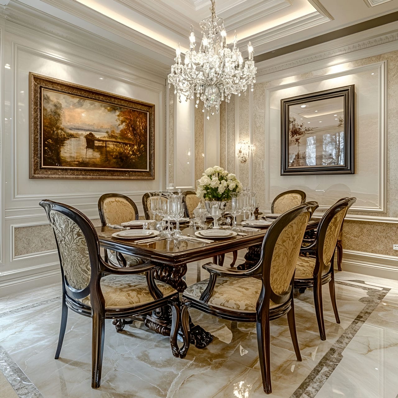 20 Best Dining Room Ideas And How To Design One Yourself! 290 13. Wainscoting