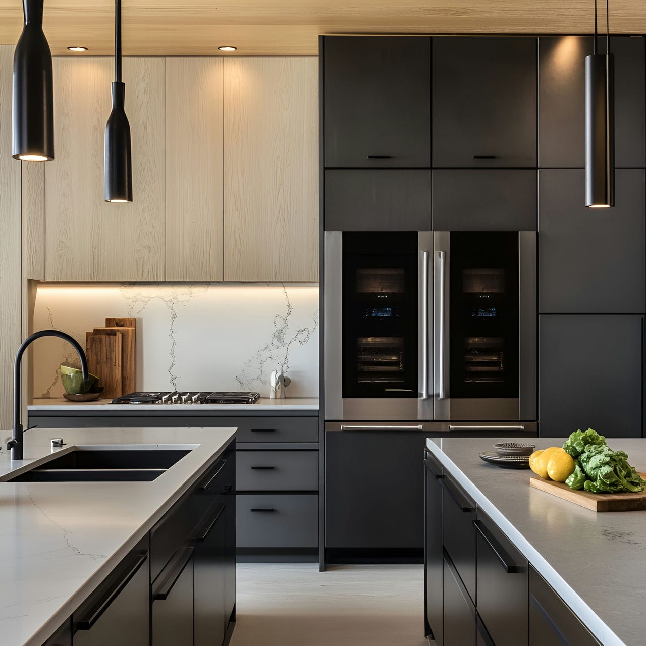 20 Best Kitchen Ideas And How To Design One Yourself! 323 14. Matte black hardware