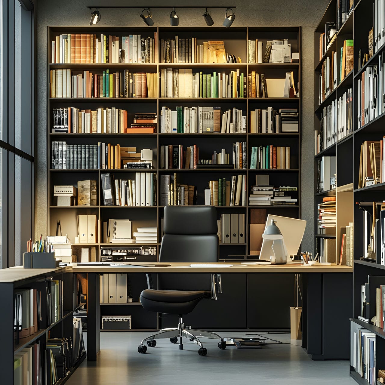 14. Bookshelves