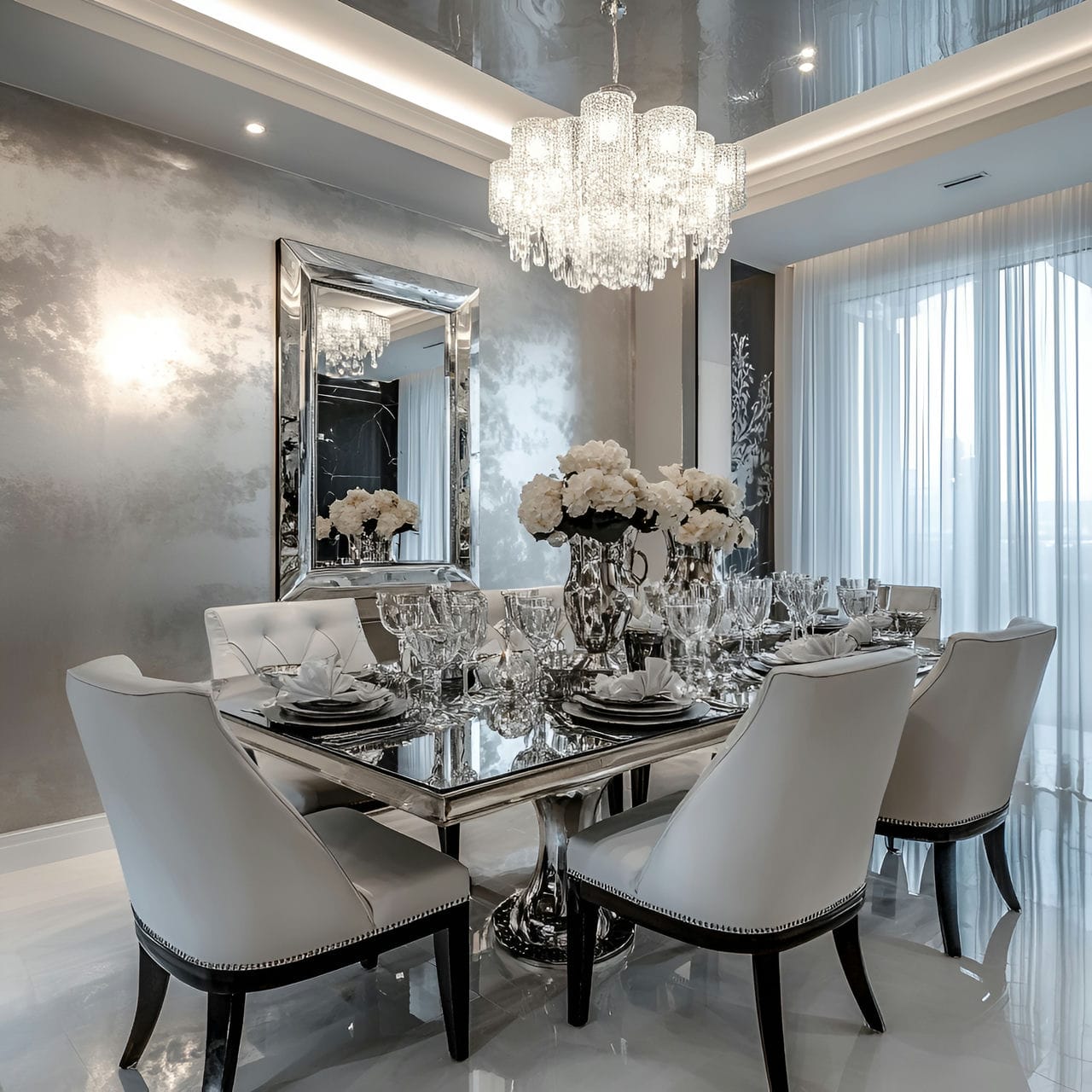 20 Best Dining Room Ideas And How To Design One Yourself! 304 14. Metallic accentsย