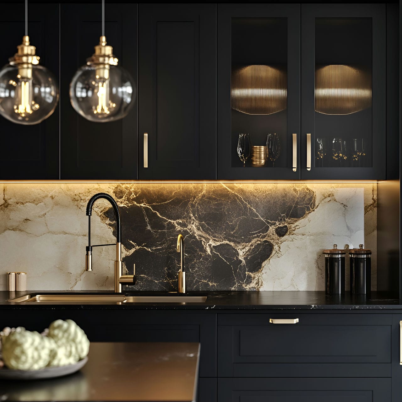 20 Best Kitchen Ideas And How To Design One Yourself! 320 14. Matte black hardware