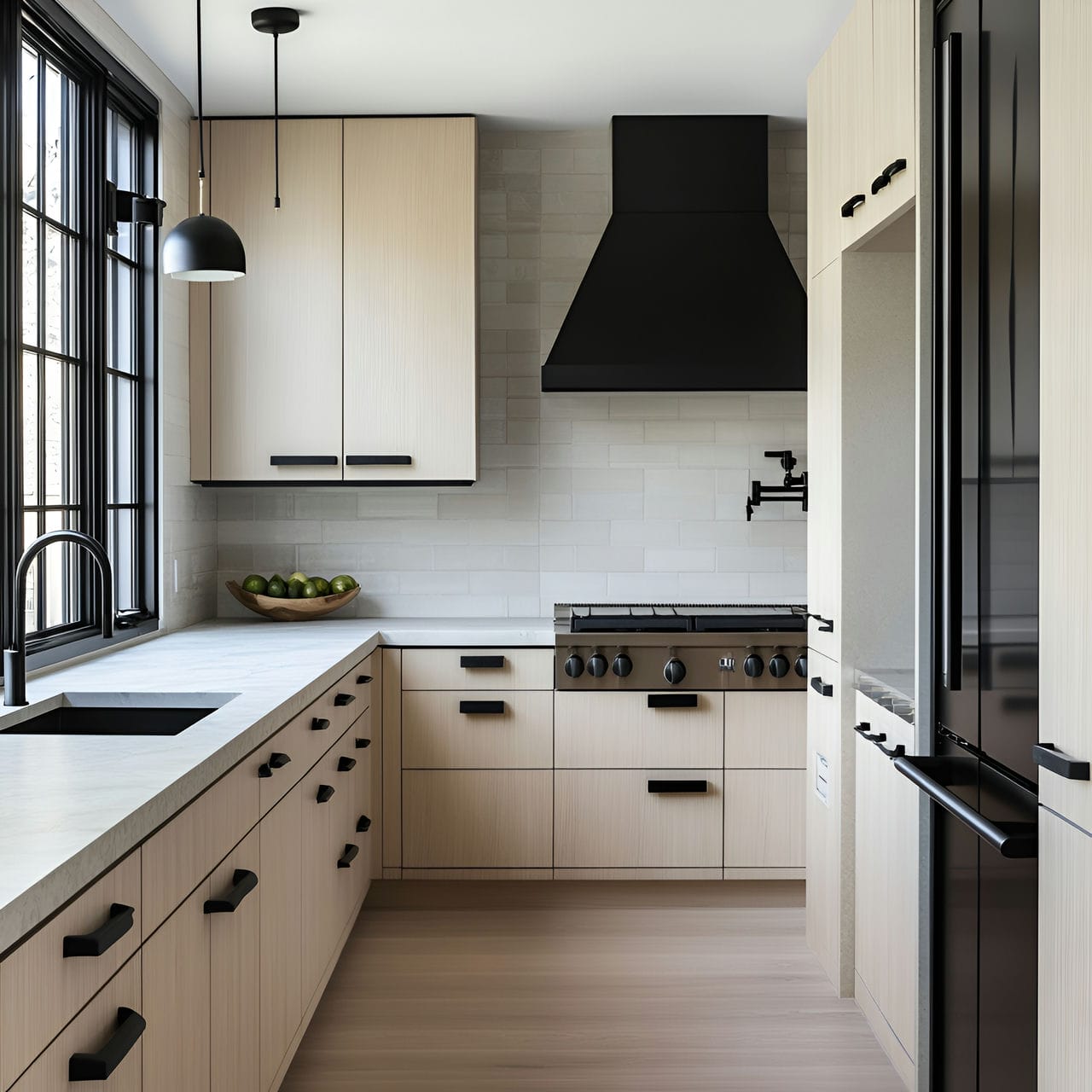 20 Best Kitchen Ideas And How To Design One Yourself! 321 14. Matte black hardware