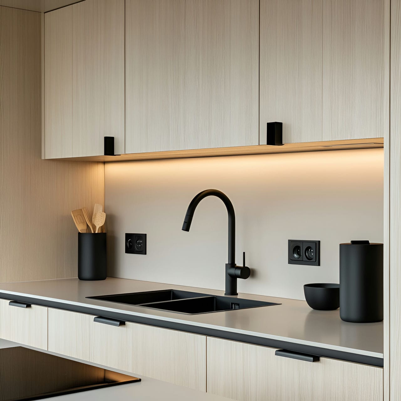 20 Best Kitchen Ideas And How To Design One Yourself! 322 14. Matte black hardware