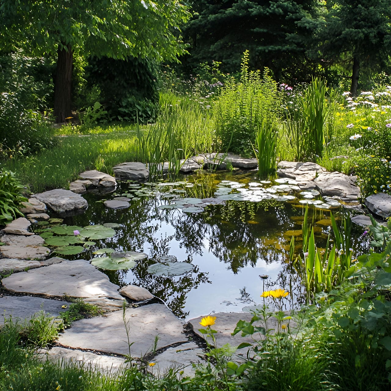 20 Best Garden Ideas And How To Design One Yourself! 234 14. Reflective water gardens