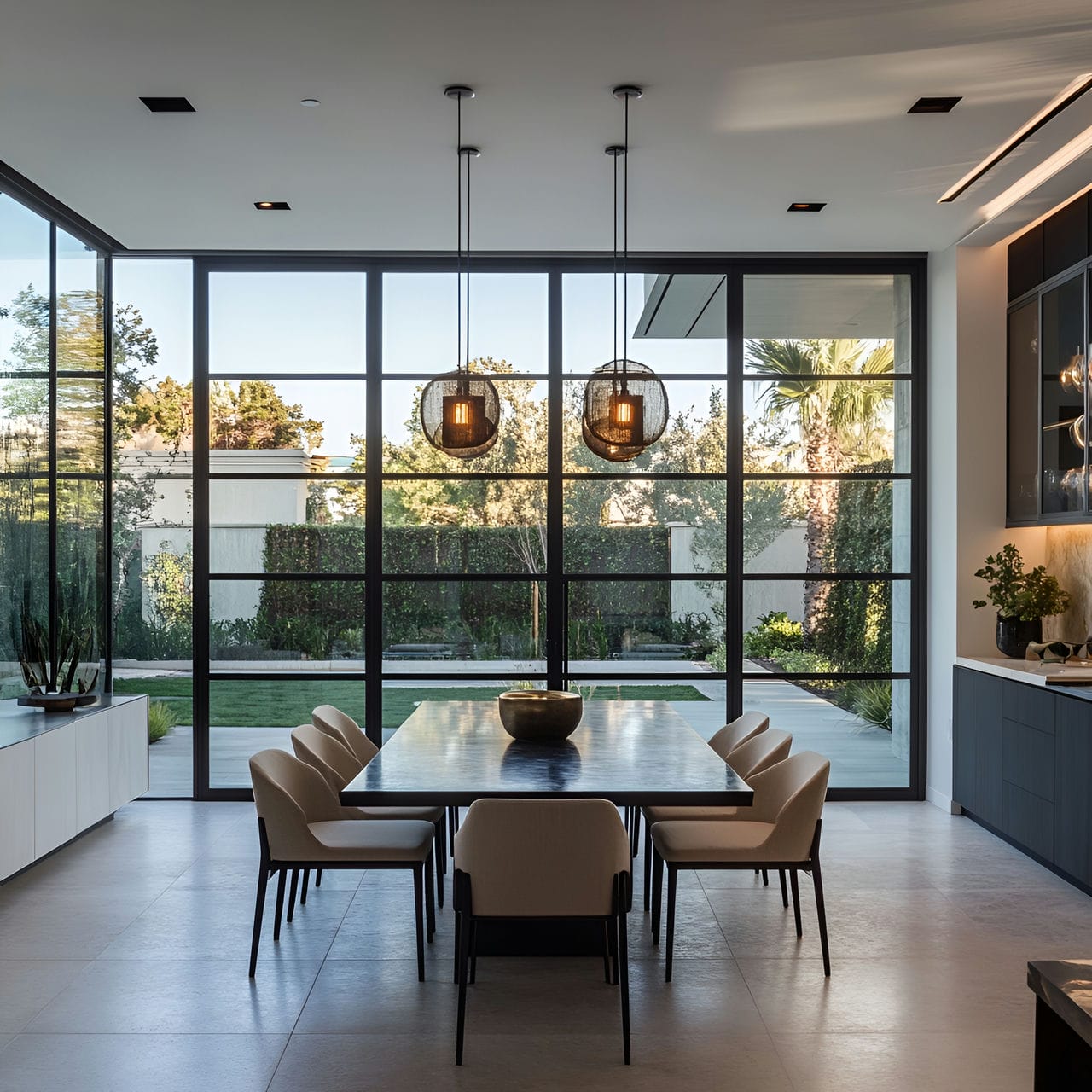 20 Best Dining Room Ideas And How To Design One Yourself! 309 15. Glass doorsย