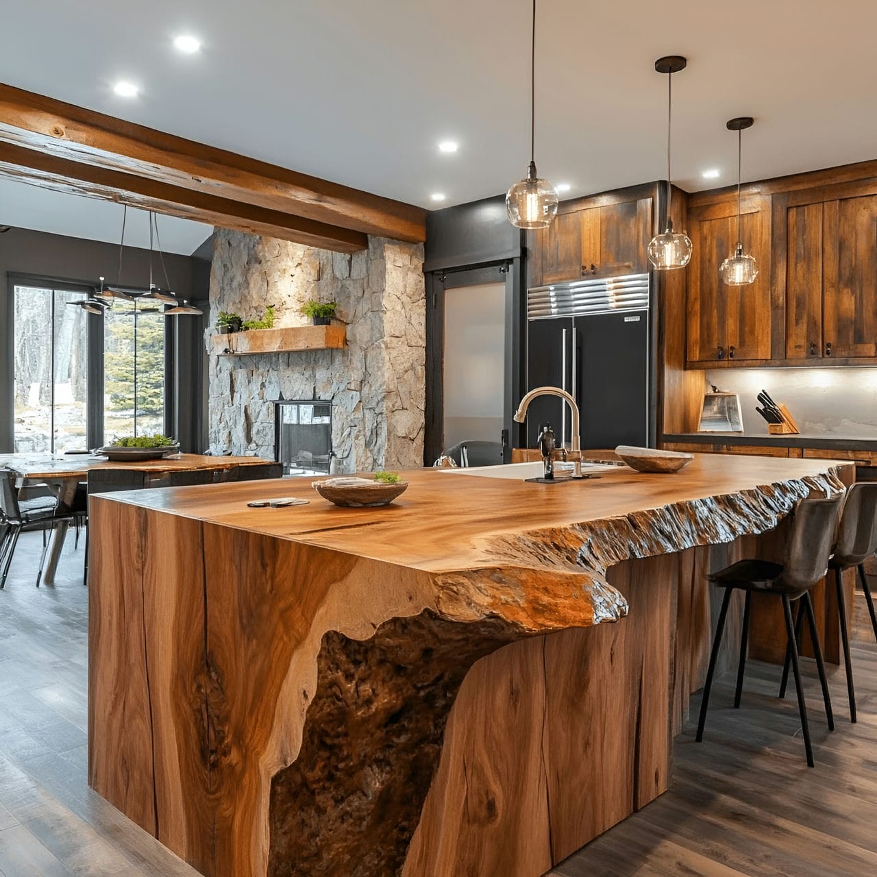 20 Best Kitchen Ideas And How To Design One Yourself! 324 15. Waterfall countertop