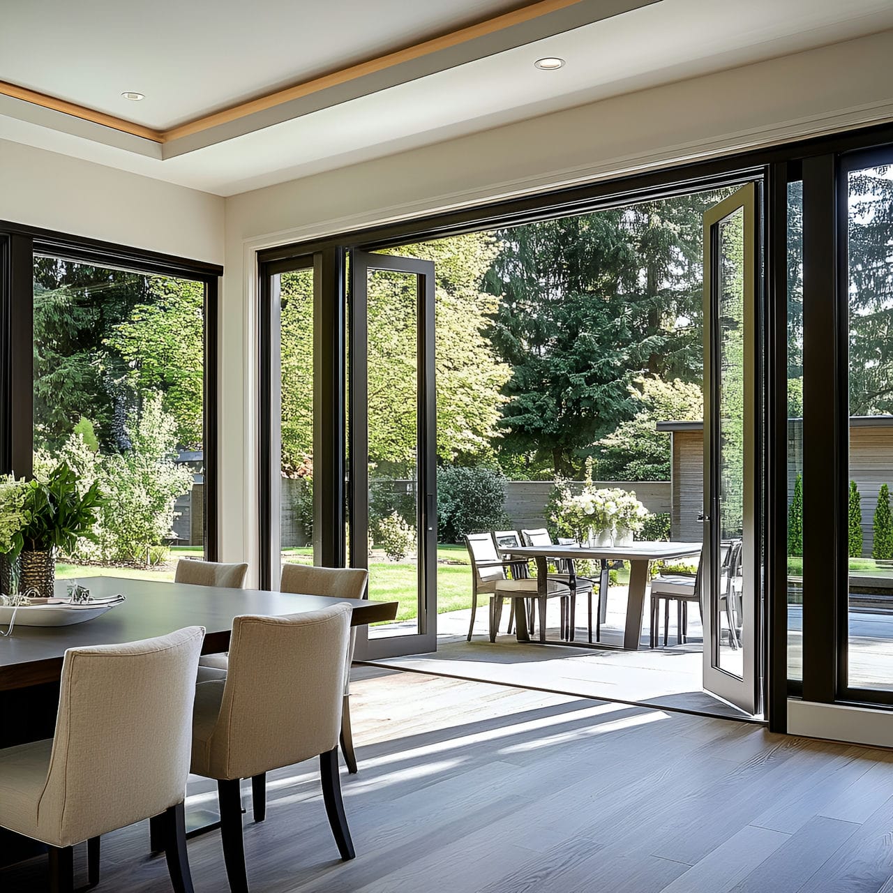 20 Best Dining Room Ideas And How To Design One Yourself! 316 15. Glass doorsย
