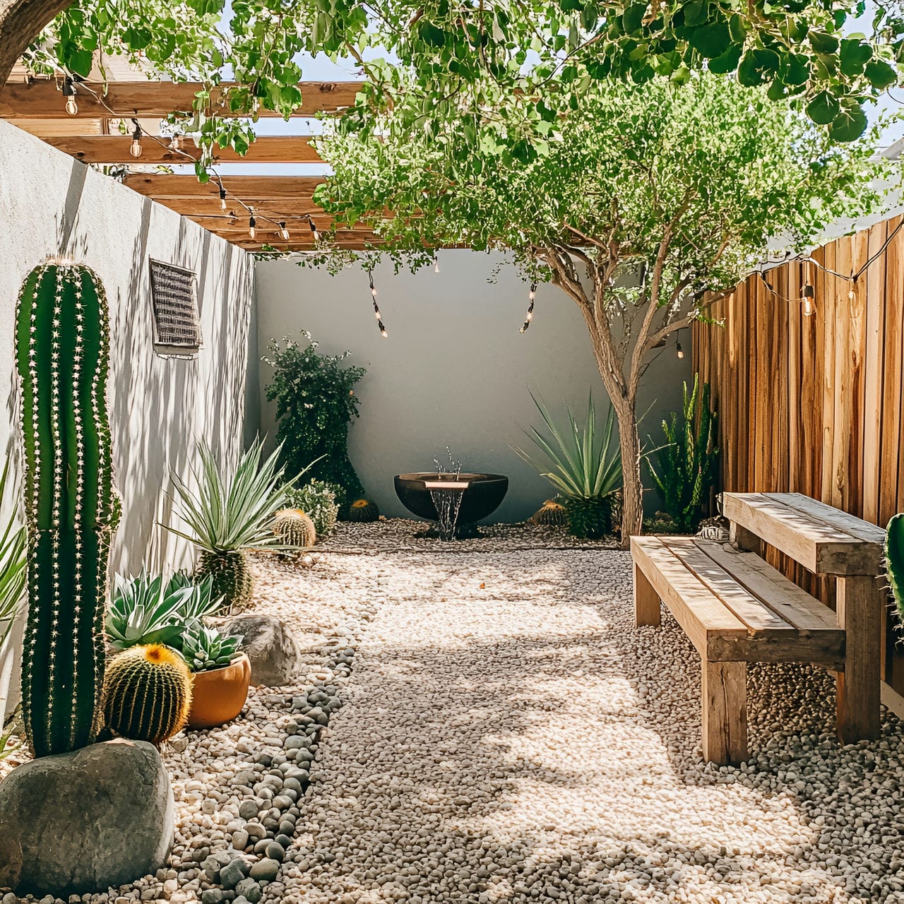 15. Desert oasis