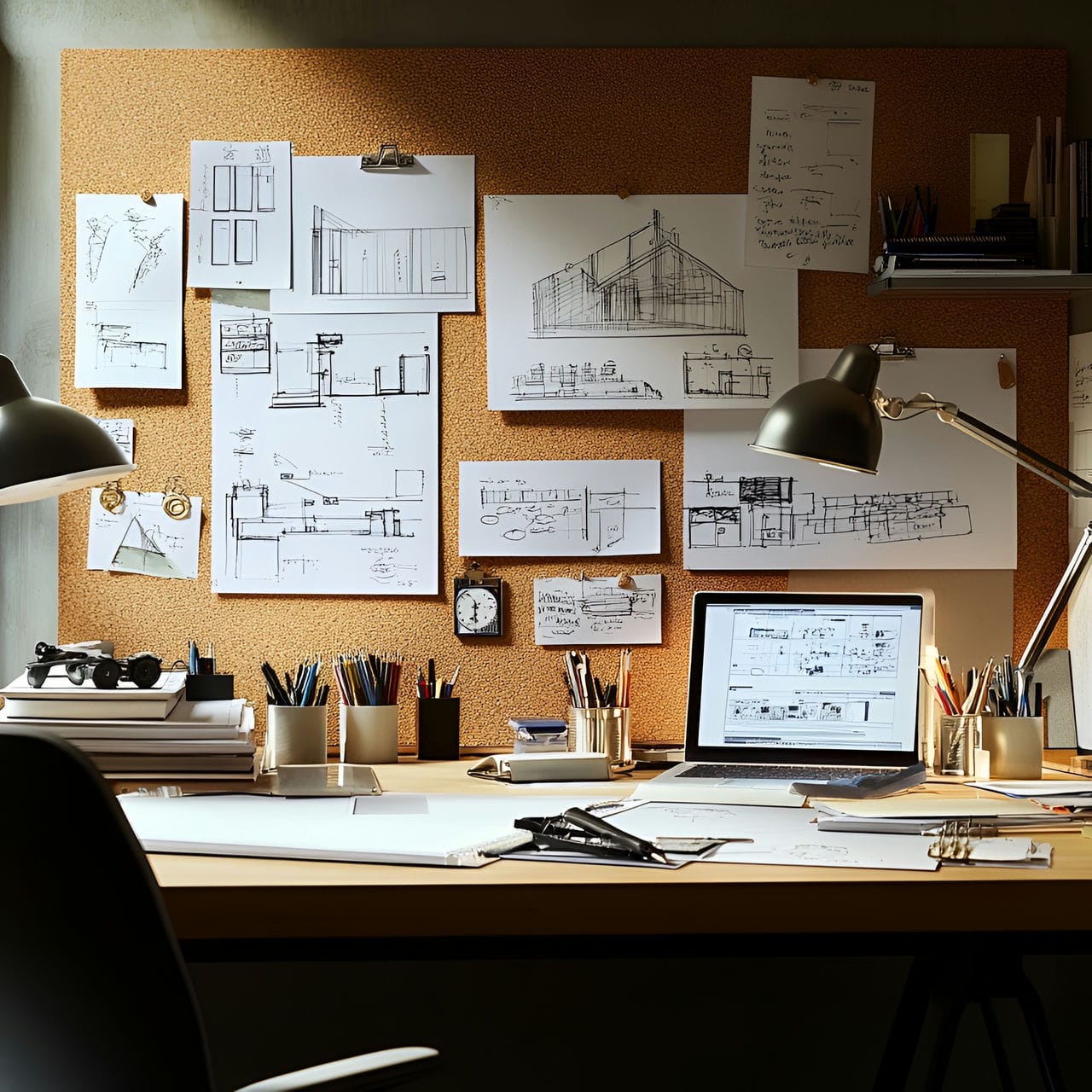16. Whiteboard or corkboard