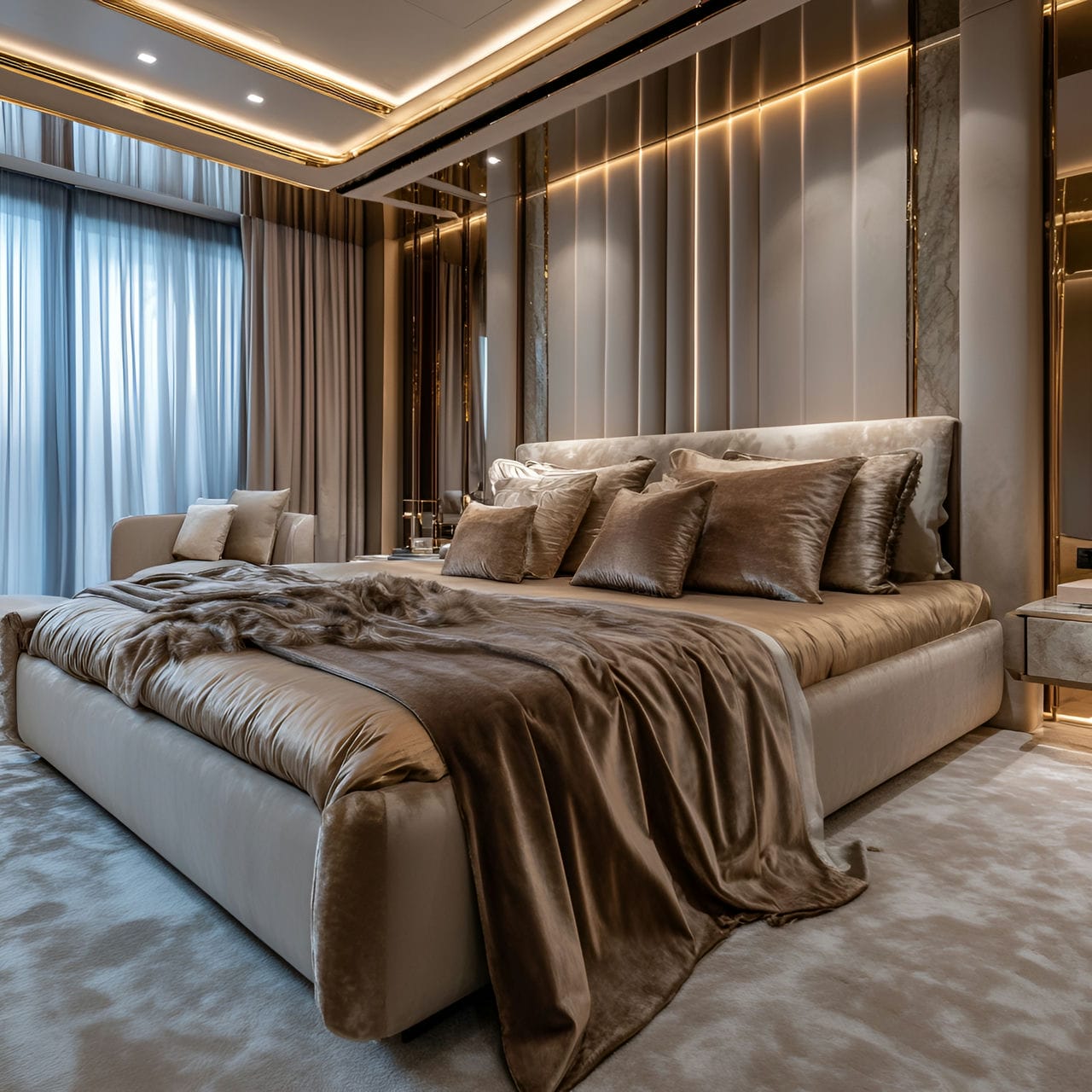 16 Best Bedroom Ideas And How To Design One Yourself! 277 16. Luxury finishes