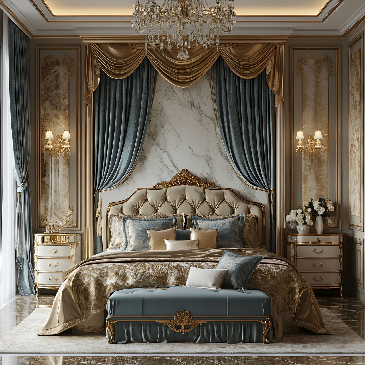 16 Best Bedroom Ideas And How To Design One Yourself! 278 16. Luxury finishes