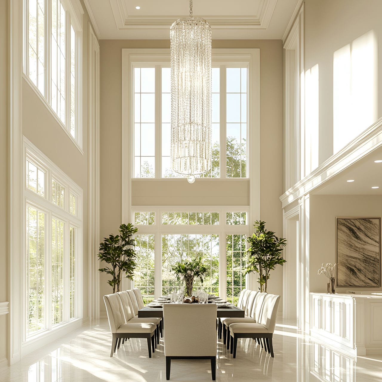 20 Best Dining Room Ideas And How To Design One Yourself! 320 16. High ceilings