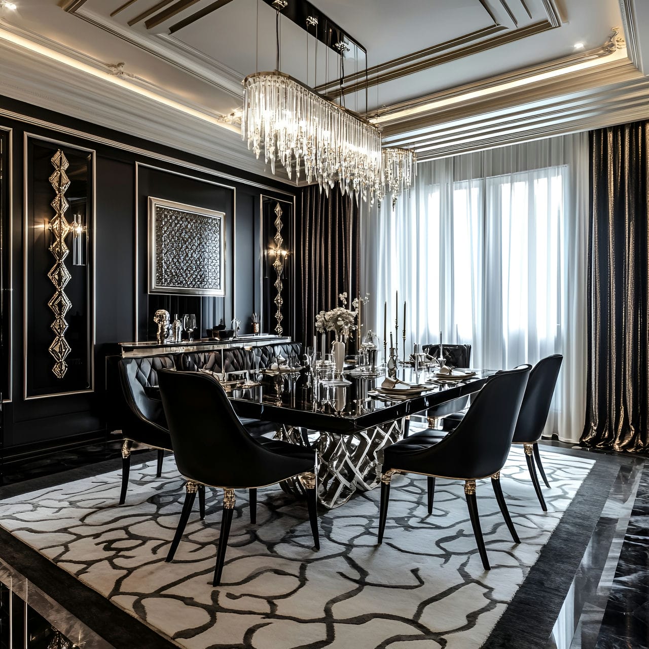 20 Best Dining Room Ideas And How To Design One Yourself! 327 16. High ceilings