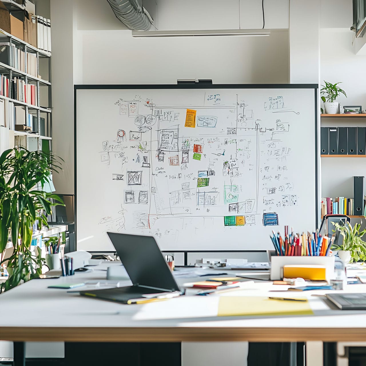 16. Whiteboard or corkboard
