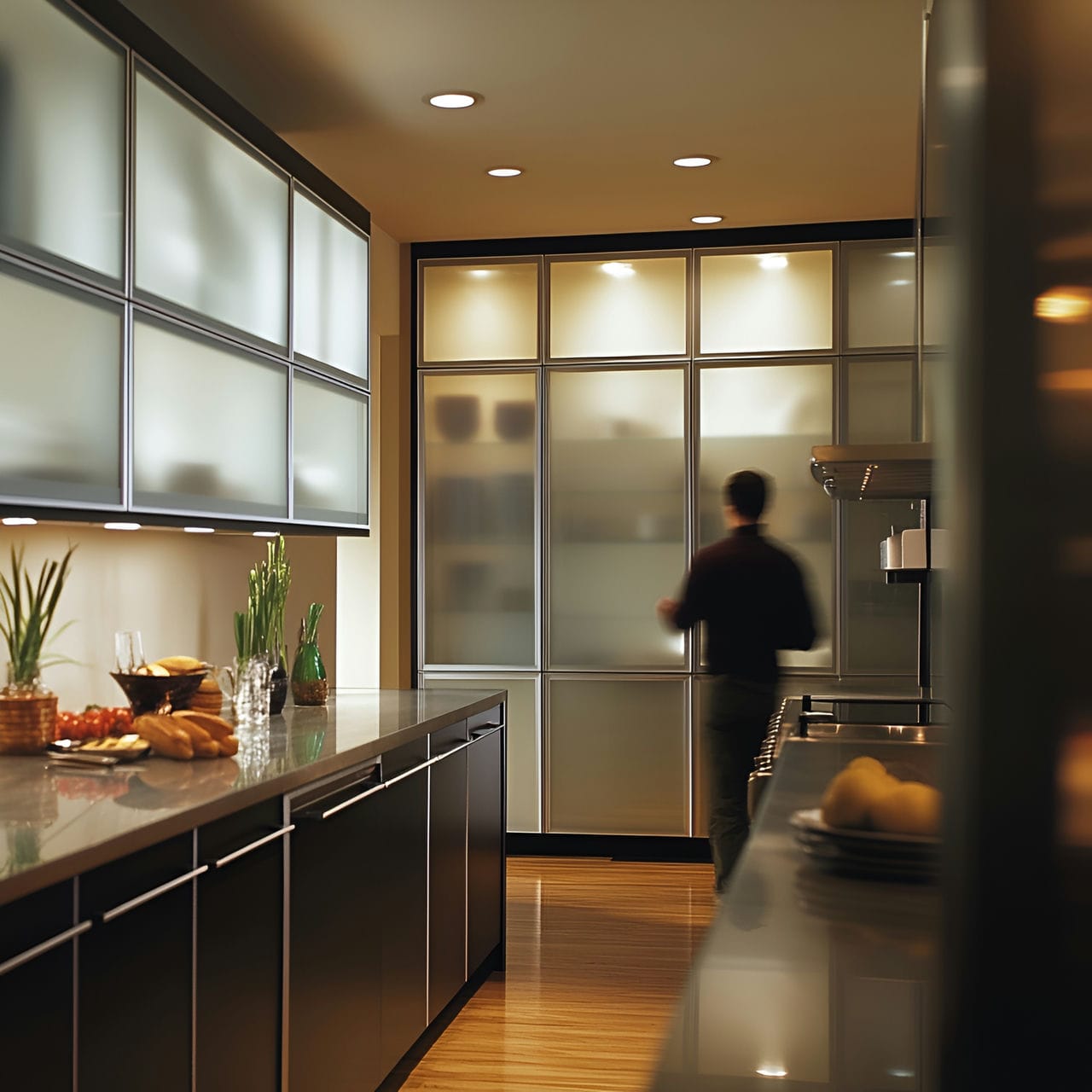 20 Best Kitchen Ideas And How To Design One Yourself! 346 17. Glass-front cabinets