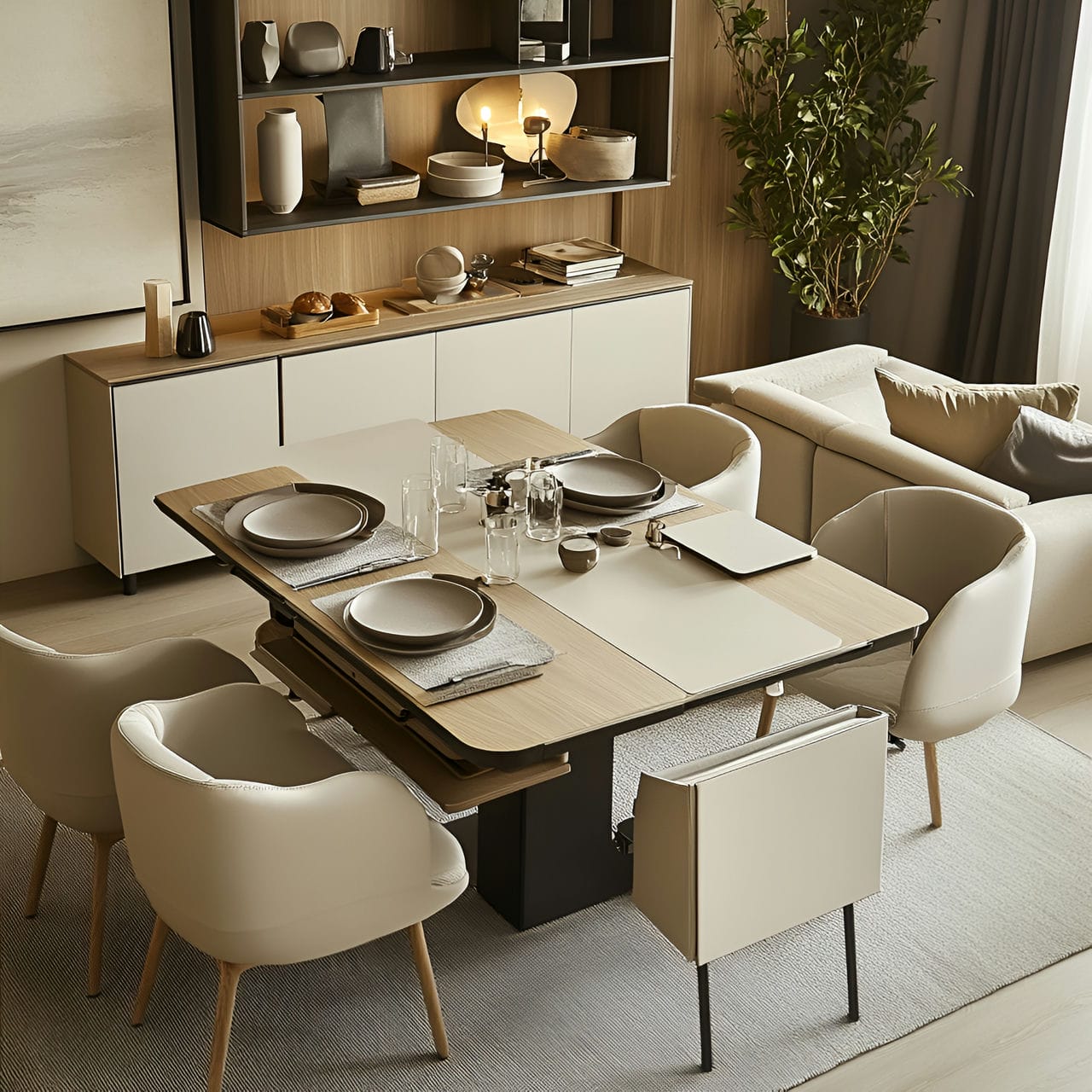 20 Best Dining Room Ideas And How To Design One Yourself! 328 17. Multi-functional furniture