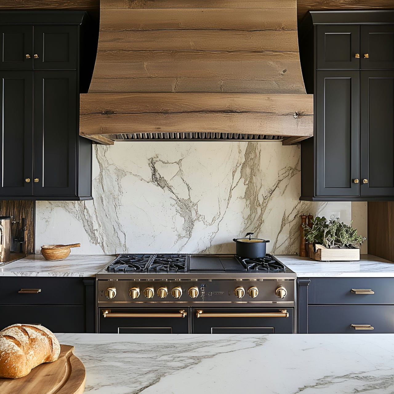 20 Best Kitchen Ideas And How To Design One Yourself! 352 18. Marble backsplash