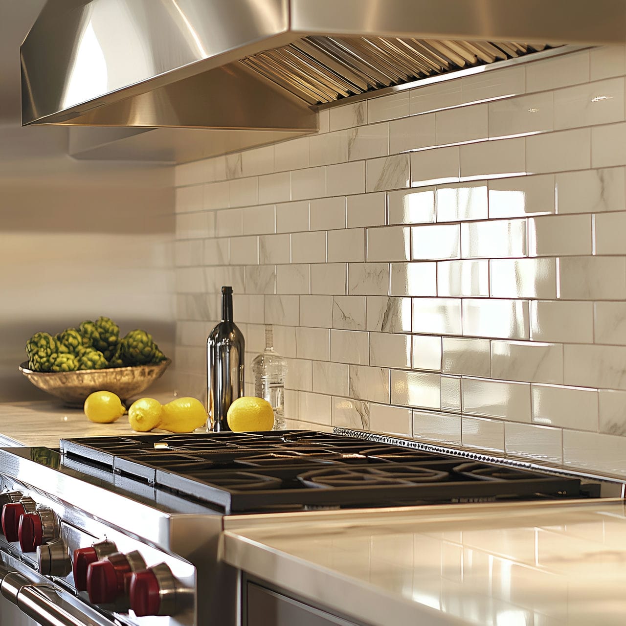 20 Best Kitchen Ideas And How To Design One Yourself! 358 18. Marble backsplash