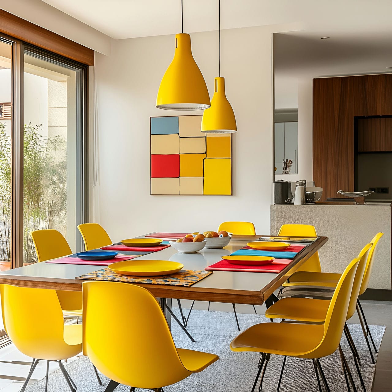 20 Best Dining Room Ideas And How To Design One Yourself! 344 18. Bold color accentsย